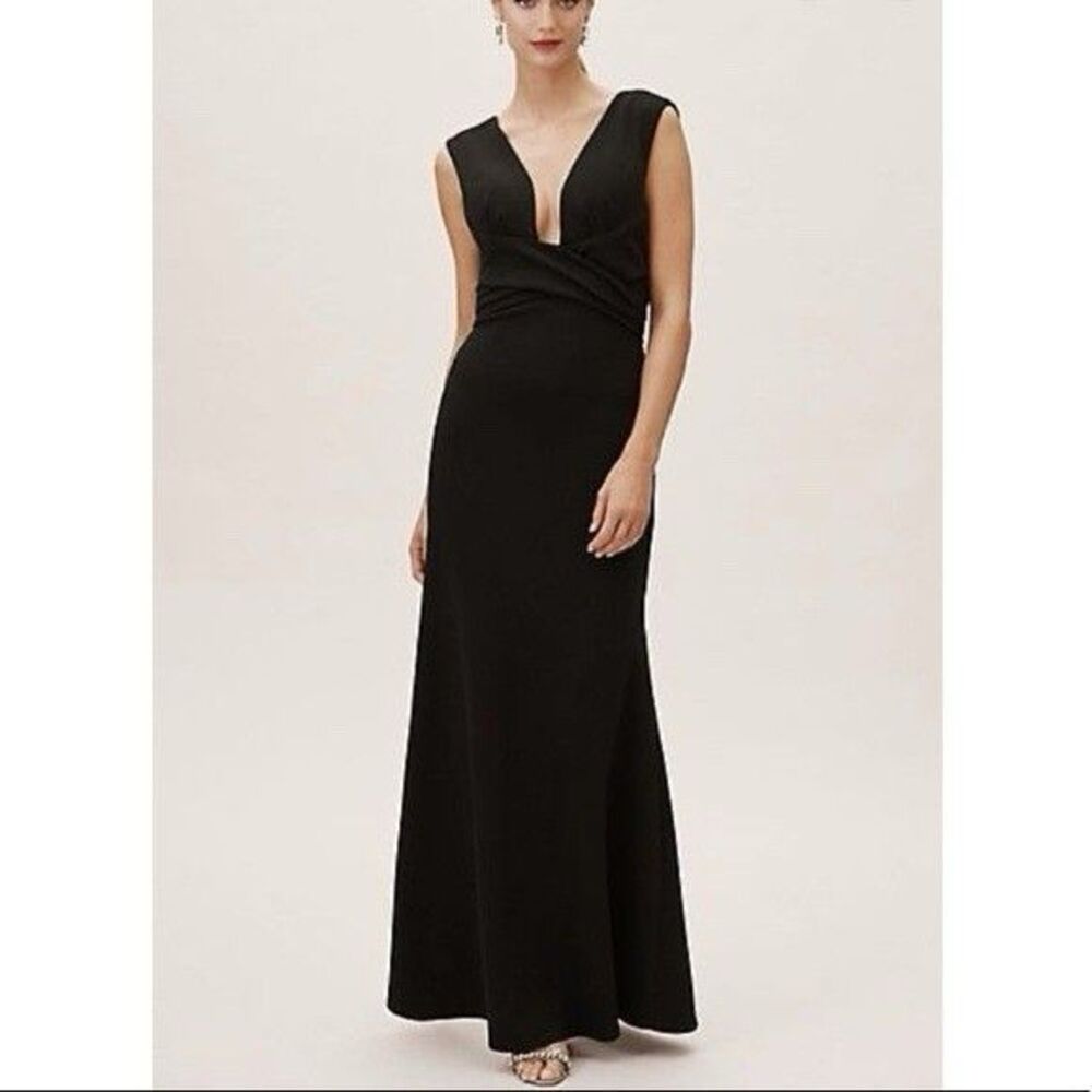 New Anthropologie BHLDN Fira Dress GOWN $188 SIZE 6 Blue Maxi